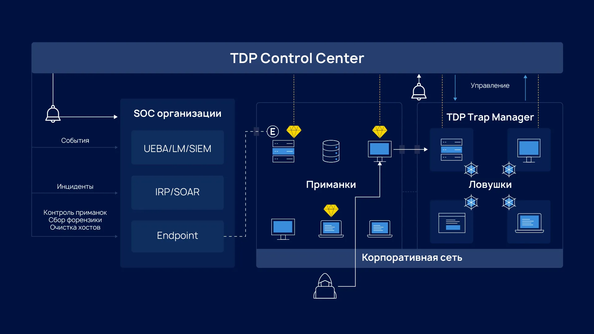 Схема или официальная иллюстрация R-Vision TDP